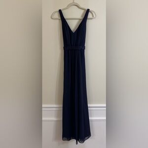 White by Vera Wang Navy Formal Dress Size 0